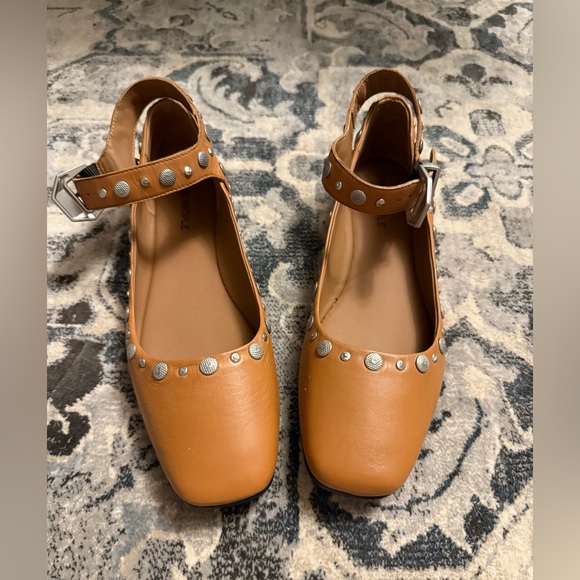 New Free People Mystic Mary Jane Flats - Picture 7 of 11